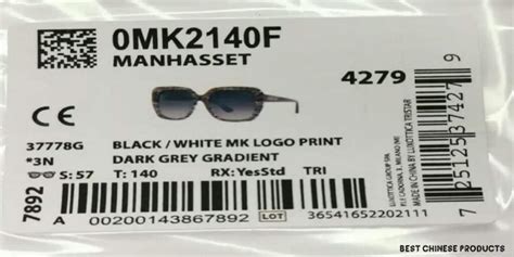 michael kors sunglasses made in china